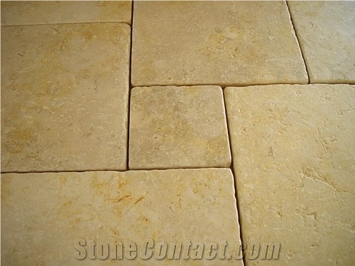 Jerusalem Gold Grey Limestone Pattern Tile