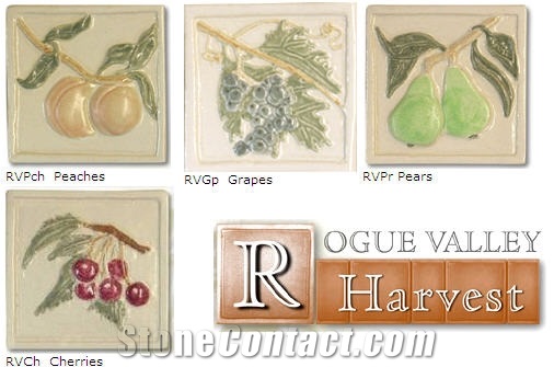 Rogue Valley Harvest Series- Relief Tiles