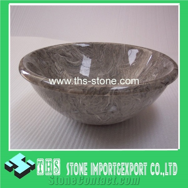 Overlord Flower Grey Marble Sinks