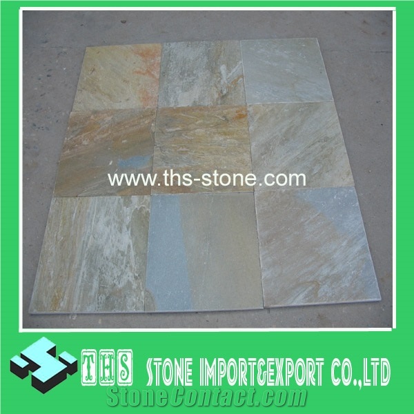 Slate Tile, Green Slate, Multi Color Slate