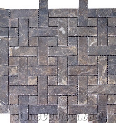 Brown Marble Mosaic Floor