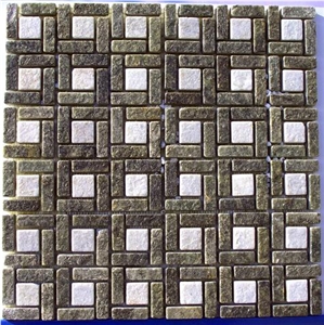 China Green Slate Mosaic