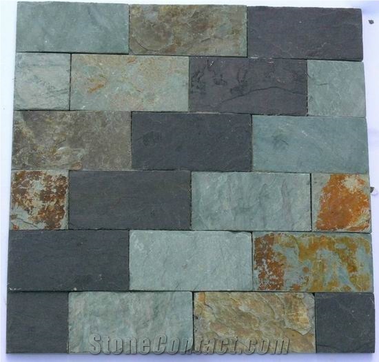 China Grey Slate Mosaic