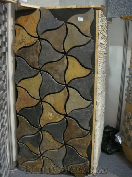 China Rust Slate Mosaic Pattern