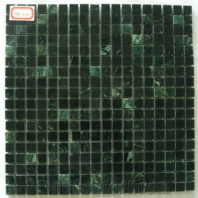 Dark Green Marble Mosaic