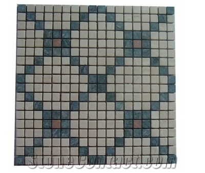 Green Marble Mosaic Pattern