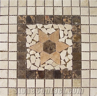 Mosaic Pattern, Stone Medallions