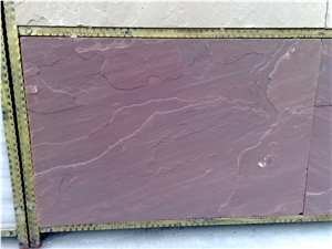 Purple Sandstone Slabs & Tiles, India Lilac Sandstone
