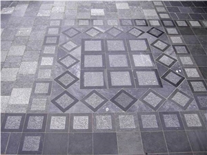 Chinese Blue Limestone Tiles, Flooring, Paving