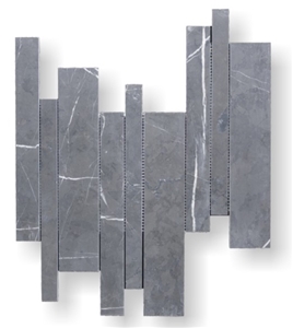 Bardiglio Bluette Marble Mosaic