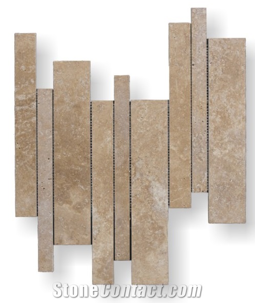 Noce Travertine Mosaic