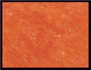 Orange Makoo Travertine Slabs & Tiles, Iran Red Travertine