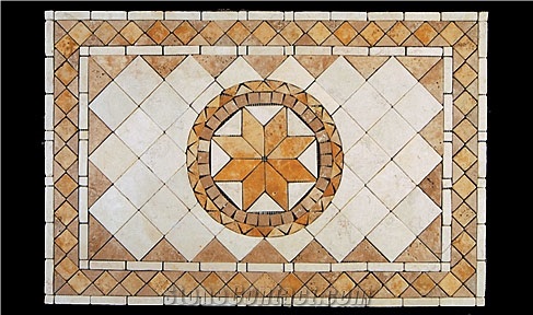 Jerusalem Stone Mosaic C017