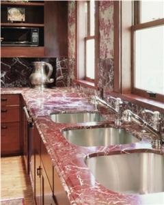 Rosso Levanto Marble Countertops, Red Marble Countertops