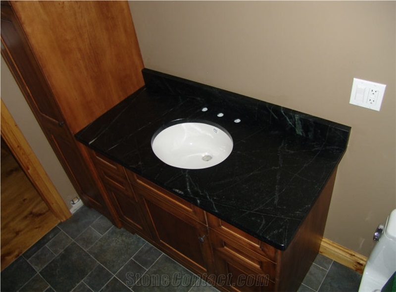 Soapstone Vanity and Shower Bases