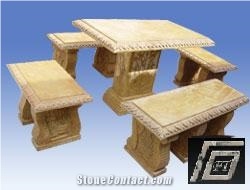 Sell Marble Tables, Bench and Flowerpot