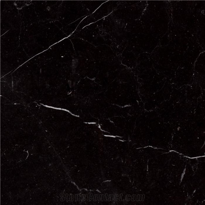 Nero Marquina Black Marble Slabs & Tiles
