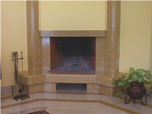 Fireplace - Porto Beige Limestone