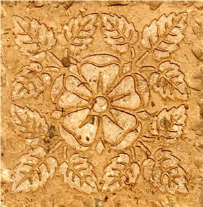 Engraved Stone - Rose
