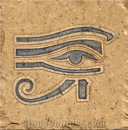 Stone Engraved Design - Horus