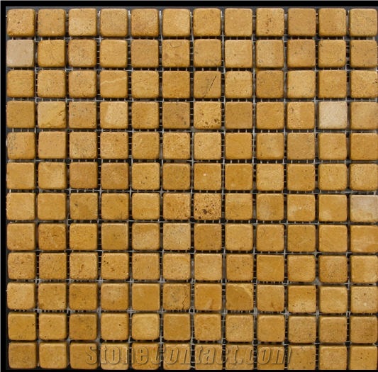 Sunny Yellow Marble Mosaic T001y-Tw