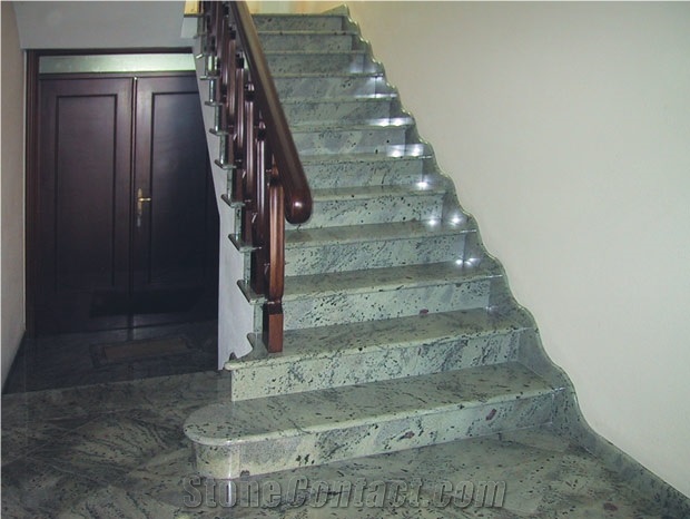 Staircase Made Of Green Eucalyptus Granite From Italy Staircase Made Of Green Eucalyptus