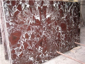 Rosso Lepanto Marble Slab, Italy Red Marble