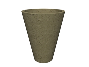 Round Cast Stone Planter - AAPL023