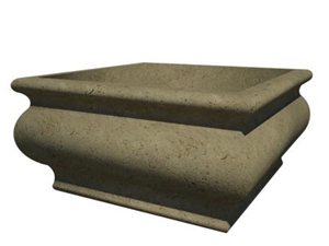 Square Cast Stone Planter - AAPL012