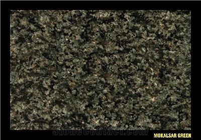 Mokalsar Green Granite Slabs & Tiles, India Green Granite