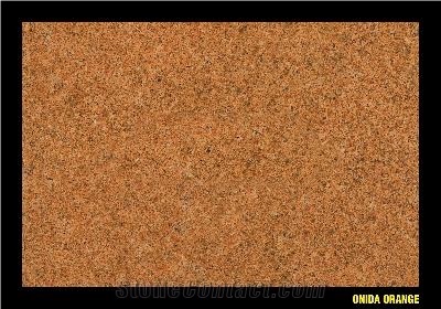 Onida Orange Granite Slabs & Tiles, India Yellow Granite