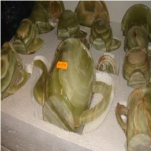 Pakistan Green Onyx Artifacts, Handcrafts