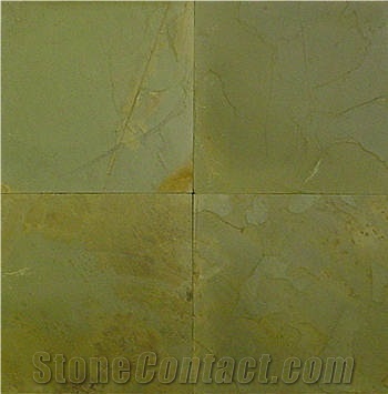 Camel Slate Green Slabs & Tiles, India Green Slate