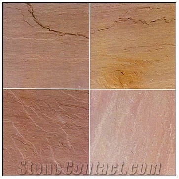 Autumn Brown Sandstone Slabs & Tiles, India Brown Sandstone