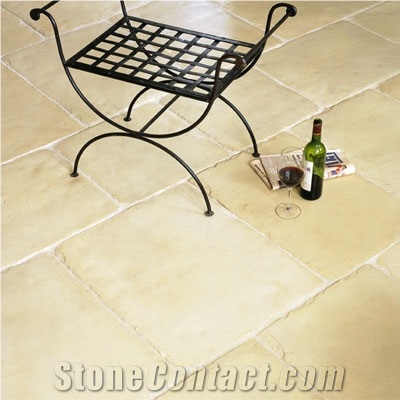 Lauder White Limestone Floor Tile
