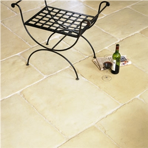 Lauder White Limestone Floor Tile