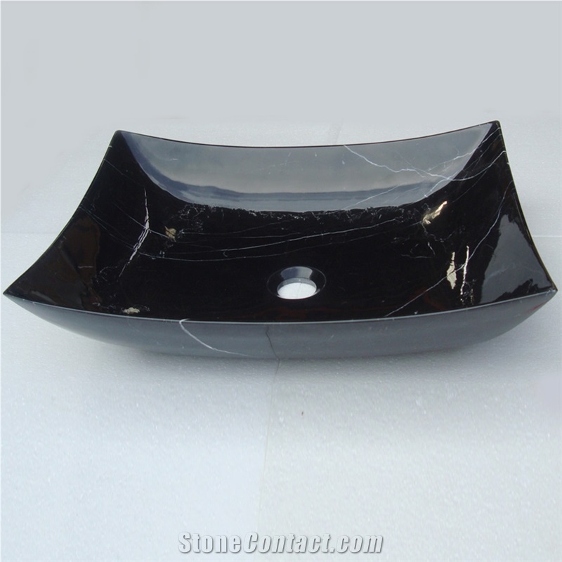 China Marquina Marble Vessel Sink