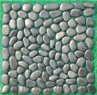 Gray Pebble Mosaic Tile