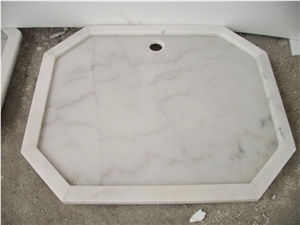 Marble White Shower Tray