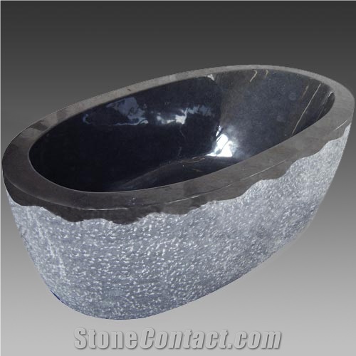 Shanxi Black Granite Bath Tub