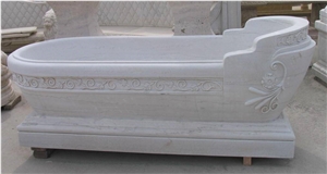 White Marble Bathtub