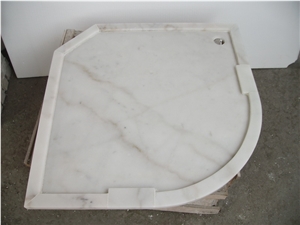 White Marble Shower Tray