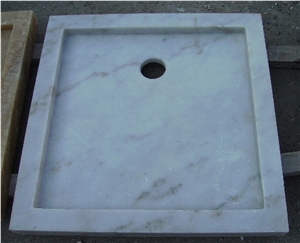 White Stone Shower Tray