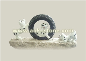 Granite Garden Sculpture