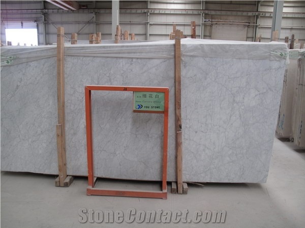 Bianco Carrara Cd Marble Slab