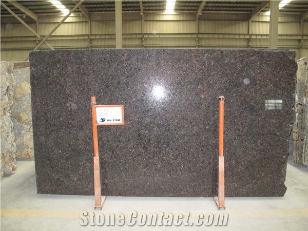 Tan Brown Granite Slabs, India Brown Granite