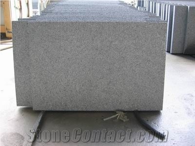 G654 Granite Slabs & Tiles, China Black Granite