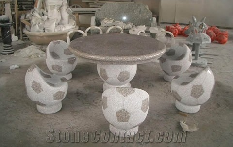 Granite Table and Chair