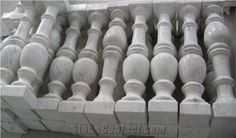 White Marble Balustrade and Railings