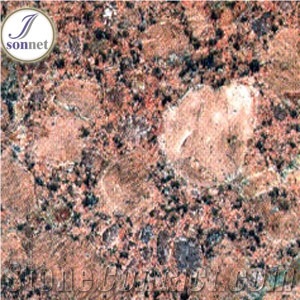Copper Silk Granite Slabs & Tiles, India Pink Granite